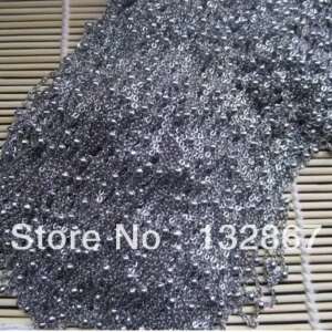 Jewelry Finding 100m Fashion Jewelry Chain With 4mm Beads Stainless Steel Chain,Suit for Necklace Bracelet