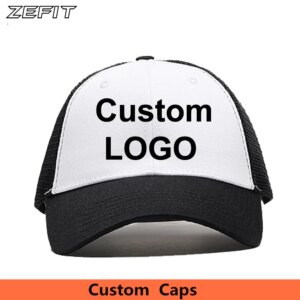 Personalized Logo Small MOQ Softball Soft Dead Hat Mesh Back Snap Close Football Tennis Dad Headwear Custom Baseball Cap