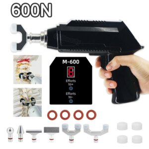 600N Electric Chiropractic Adjusting Tool 6 Levels Of Strength Adjustable Massage Gun Impulse Activator Spine Correction Massage
