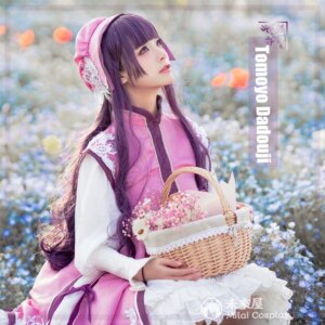 IN STOCK Anime Cardcaptor Sakura Cosplay Costume Tomoyo Dadouji Luxury Purple Lolita Dress Carnival Halloween Costumes for Women