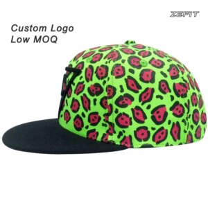 Custom OEM Logo MOQ 20 pcs Football Tennis Hat Sun Headwear Whole Full Printing Ball Player Fashion Gift Present Baseball Cap