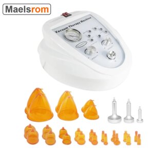 Breast Enhancement Pump Vacuum Therapy System with 24 Cups – Professional BBL Machine for Butt Lifting & Body Sculpting