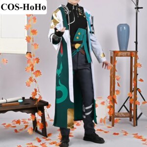 COS-HoHo Anime Honkai: Star Rail Dan Heng Game Suit Gorgeous Uniform Cosplay Costume Halloween Party Role Play Outfit S-3XL NEW