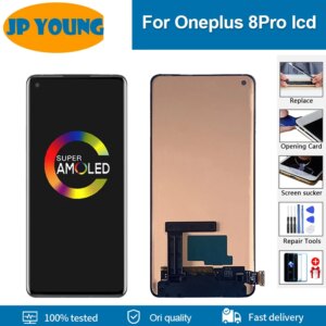 6.78″ Original Amoled LCD For OnePlus 8 Pro One Plus 8pro LCD Screen+Touch Panel Digitizer For IN2023 IN2020 IN2021 Display
