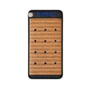 AFODI Customization Jade Tourmaline Amethyst Gemstone Nano-ceramic Pad Negative Ion Far Infrared Photon Thermal Therapy Mat