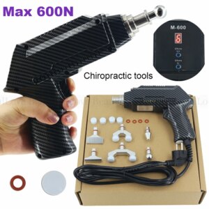 Electric Chiropractic Adjusting Tool Correction Gun Spinal Adjustable Instrument Impulse Spine Cervical Massager Portable 600N