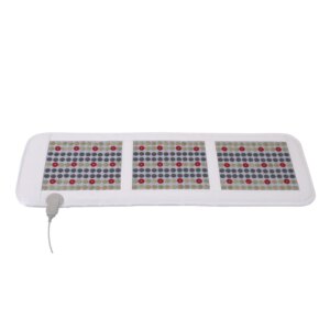 VLF health mattress jade tourmaline LED photon light heating physiotherapy mat FIR stone PEMF mat