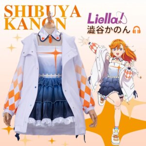 Anime lovelive Liella Shibuya Kanon One Singles song Costume customize Full set