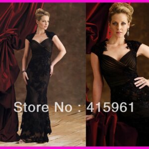 vestido de madrinha Cap Sleeve Beaded Lace evening 2025 Floor Length appliques lace Mother of the Bride Dresses  for weddings