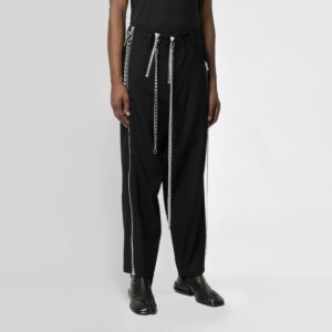 S-6XL!! 2020 men’s Chain details straight pants hip hop skateboard pants