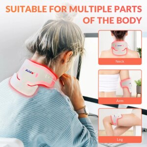 Red Light Therapy Mats Infrared Therapy Mat Infrared Light Panel 126pcs LED Chips 660nm+850nm+940nm for Neck Shoulder Relaxation