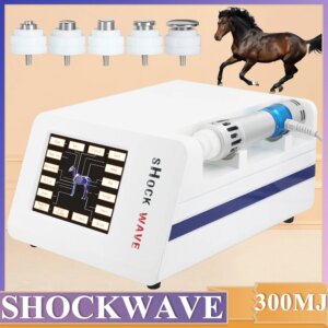 300MJ Physiotherapy Shock Wave Machine For Horse Racing To Relieve Elbow Joint Pain Treat Tendon Professional Shockwave Massager