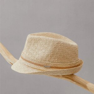 Summer woven hat top men’s and women’s fashion sunshade sunscreen middle-aged elderly show small face