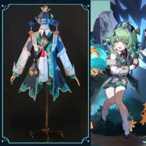 Honkai: Star Rail Costume HuoHuo Cosplay Cute Ancient Daoist priest outfit game same Clothing Women full Suit C
