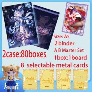 2025Newest A5 Size Goddess Story waifu Board Moonlit Night Beauty Hobby Colleciton Card Doujin CCG Waifu Board Anime Toys Card G