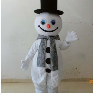 New Adult Hot Sale Foam Cute snowman Doll Fancy Cartoon Mascot Costume Plush Christmas Fancy Dress Halloween Mascot Costume