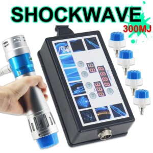 Shockwave Therapy Machine 2025 New For ED Treatment And Relieve Waist Back Pain Hone Use 300MJ Physiotherapy Shock Wave Massager