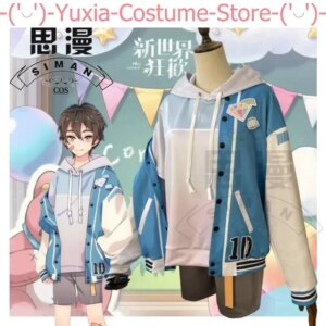 Anime! Nu: Carnival Eiden Childhood Game Suit Handsome Uniform Cosplay Costume Halloween Party Outfit For Unisex