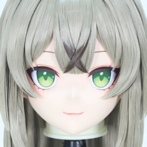 Customize Character Female/Girl Resin Kig Full Head With Lock Anime Cosplay Japanese Anime Kigurumi Mask