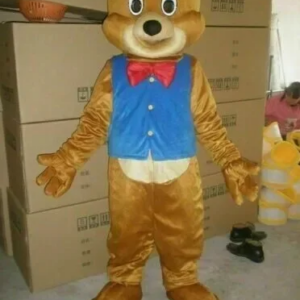 New Adult Hot Sale Foam Cute Halloween Brown Bear Cartoon Mascot Costume Plush Christmas Fancy Dress Halloween Mascot Costume