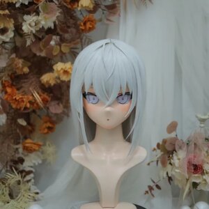 Kigurumi Shiraju Azusa Kigurumi mask full head with lock cosplay head shell props costume anime game