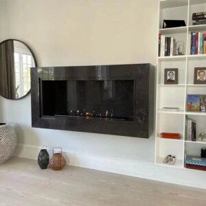 tuya wifi smart  bio ethanol kamin   electric fireplace rectangle bioethanol burner