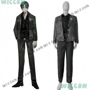 Limbus Company Cosplay Costume LB-C Vergilus Cosplay Verg Suits Mens wig Outfit Halloween Unisex Costume Cosplay Clothes Outfit