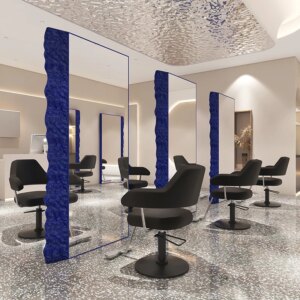 High Quality Full Body Barber Shop Mirror Modern Hairdressing Shop Hair Cutting Mirror Table Suitable for Hair Salon