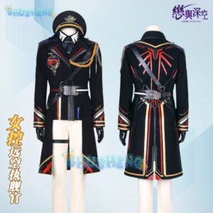Game Love And Deepspace Heroines Cosplay Costume Farspace Colonel Female Uniform Caleb Halloween Party Women Carnival Outfit