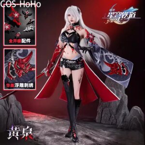 COS-HoHo Honkai: Star Rail Acheron Game Suit Sexy Uniform Gorgeous Cosplay Costume Halloween Party Role Play Outfit Women