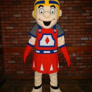 mascot New Little Trojan Mascot Costume Customizable Cartoon Knight Theme Anime  Costumes Carnival Fancy Dress kits