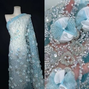fabric small hand-applique beaded tube embroidered costume