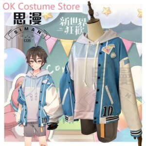 Anime! Nu: Carnival Eiden Childhood Game Suit Handsome Uniform Cosplay Costume Halloween Party Outfit For Unisex