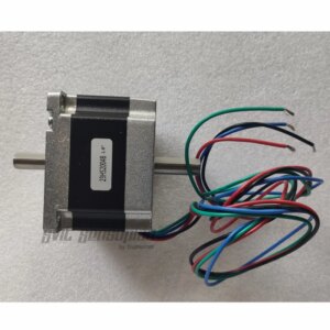 3 Pieces NEMA23 Stepper Motor 23HS2004B 0.55N.m 42 mm Length 1.8 degree 6.35 mm Dual Shaft Factory Self-own Warehouse Shipping