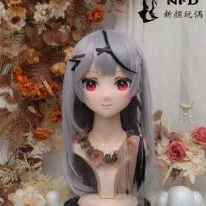 Kigurumi Sand Flower Fork Kroye Kigurumi mask Full Headband Lock Cosplay Headshell Props Costume Anime Tour