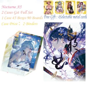 Nocturne A5 Board Goddess Story Collection Full Set Cards Anime Games Girl Party Swimsuit Party Doujin Toys Hobby Gift