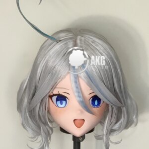 (AL04)Customize Character Crossdressing Female/Girl Resin Full/Half Head With Lock Anime Cosplay Japanese Animego Kigurumi Mask