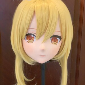 (AL24)Customize Character ! Female/Girl Resin Full/Half Head With Lock Anime Cosplay Japanese Animego Kigurumi Mask