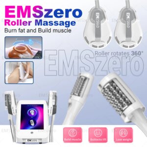 EMS RF Body Sculpt Machine 6500W 200Hz Muscle Stimulator for Fat Removal Toning Portable Slimming Device with Non-Invasive Tech