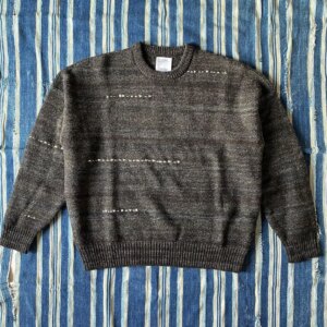 VISVIM AMPLUS KNIT L/S GRADIENT Wool-blend knitted sweater 22SS