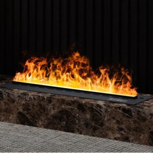 5 Years Warranty 3D water fire vapor linear electric 1200mm steam fireplace