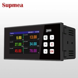 16 channel 4-20ma paperless recorder color display paperless recorder pid paperless recorder