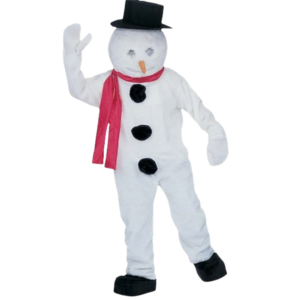 Best Price White Snowman Mascot Costume Happy Winnter Christmas Holiday Mascotte Outfit Suit Fancy Dress Free Ship SW628