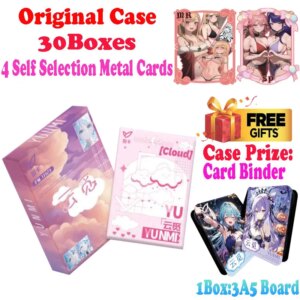 2025 Lastest A5 Size Nocturne Waifu Collection Trading Card Board Raiden Ganyu Trading Playing Artboard TCG Toys Hobby Gift