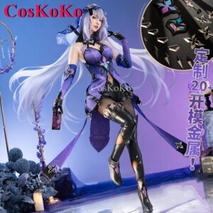 CosKoKo Black Swan Cosplay Game Honkai: Star Rail Costume Sweet Gorgeous Battle Uniform Halloween Party Role Play Clothing S-XL