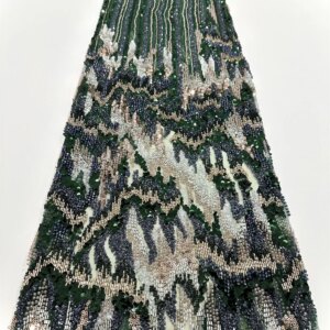 African 3D Beaded Lace Fabric Luxury Bridal 2025 High Quality Nigerian Applique French Tulle Sequins Fabric For Wedding Sewing