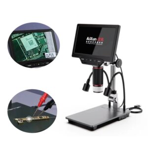Aixun DM21 Electronic Microscope and  Digital Multimeter Support Infrared Remote Control Settings to Avoid Screen Jitter