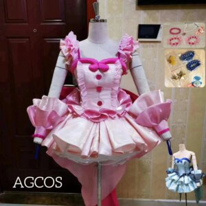 AGCOS Custom Size Mermaid Melody Nanami Ruchia Luchia Hanon Hosho Cosplay Costume Christmas Dress Accessories Costumes Cosplay