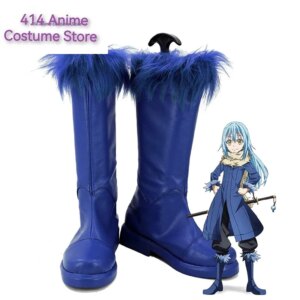 Anime Cosplay Tensei Shitara Slime Datta Ken Rimuru Tempest Shoes Boots That Time I Got Reincarnated as a Halloween Party