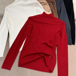 6-Colors Women’s Cashmere Bottoming Shirt Spring 2025 Turtleneck Female Sweater Long Sleeve Casual Ladies Knitted Pullover
